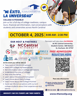College is Possible event hosted at NC Central!